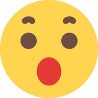 A yellow emoticion with a red nose vector