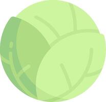 A green leafy vegetable in a circle vector