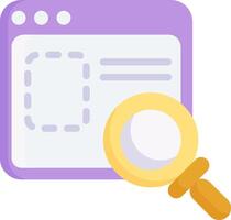 Search engine optimization icon vector