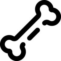 A bone bone icon on a white background vector