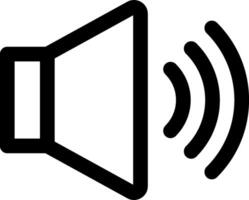 An icon of a speaker with sound waves vector
