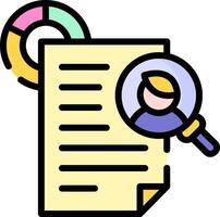 Search and find icon vector