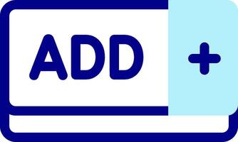 Add plus icon vector