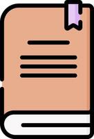 Book illustration design vector