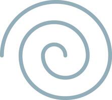A spiral is shown in a blue and white design vector
