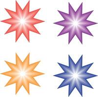 Modern and colorful Star Design vector