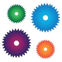 Modern and colorful Element Design with white background vector