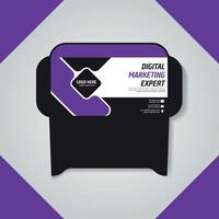 Professional Business Envelope Design Concept vector