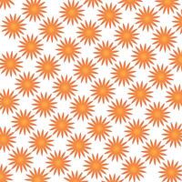 Sunflowers on a yellow Shape pattern Background Design vector