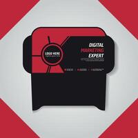 Sleek and Minimal Corporate Envelope Design vector