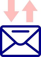 Email envelope icon vector