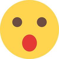 A yellow emoticion with a red nose vector
