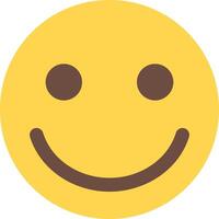 A smiley face with a brown and yellow background vector