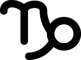 The zodiac sign of virgo is shown in black and white vector