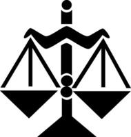 The justice scale of justice vector