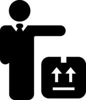 A man in a suit holding a suitcase with an arrow pointing up vector