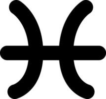 Pisces symbol pisces symbol vector