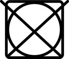 A black and white image of a cross symbol vector
