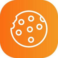 Cookie Colorful Icon vector