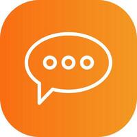 Chat Bubble Colorful Icon vector
