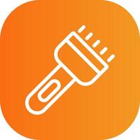 Flash Light Colorful Icon vector