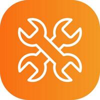 Wrench Colorful Icon vector