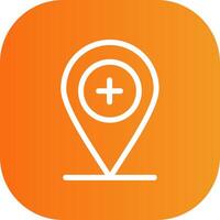 Add Location Colorful Icon vector