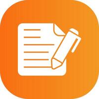Contract Colorful Icon vector