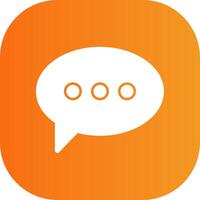 Chat Bubble Colorful Icon vector