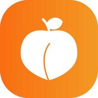 Peach Colorful Icon vector
