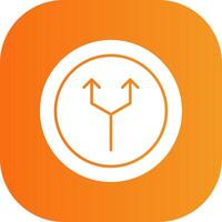 Junction Colorful Icon vector