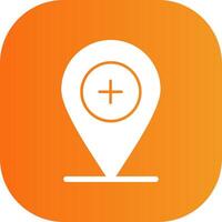 Add Location Colorful Icon vector