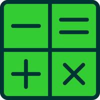 Calculator Colorful Icon vector