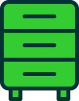 Cupboard Colorful Icon vector