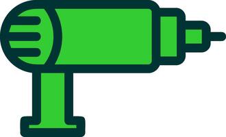 Hand Drill Colorful Icon vector