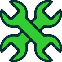 Wrench Colorful Icon vector