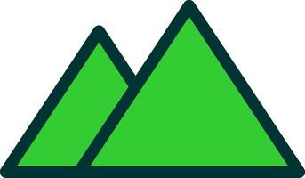 Terrain Colorful Icon vector