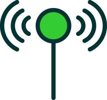 3Signal Colorful Icon vector