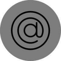 3Arroba Colorful Icon vector