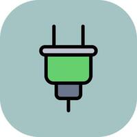 Plug Colorful Icon vector
