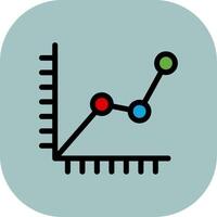 Diagram Colorful Icon vector