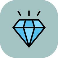 Diamond Colorful Icon vector