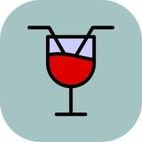 Milkshake Colorful Icon vector