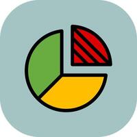 Graph Colorful Icon vector