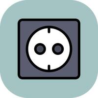 Socket Colorful Icon vector