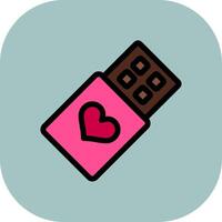 Chocolate Colorful Icon vector