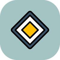 Priority Colorful Icon vector