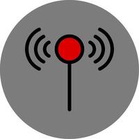 3Signal Colorful Icon vector