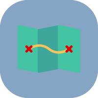 Map Colorful Icon vector