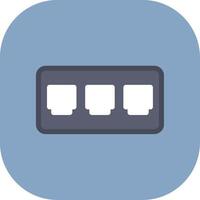 Fuse Box Colorful Icon vector